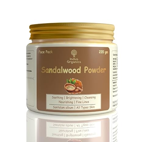 Indus Organics Sandalwood Powder For Face Pack - 220 gms