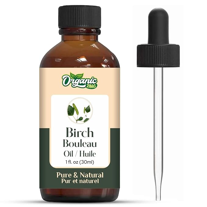 Organic Zing Birch (Betula) Oil | Essential Oil for Skincare, Hair Care, Aroma & Diffusers- 30 Ml