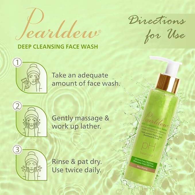 Pearldew Deep Cleansing Face Wash - 100 Ml