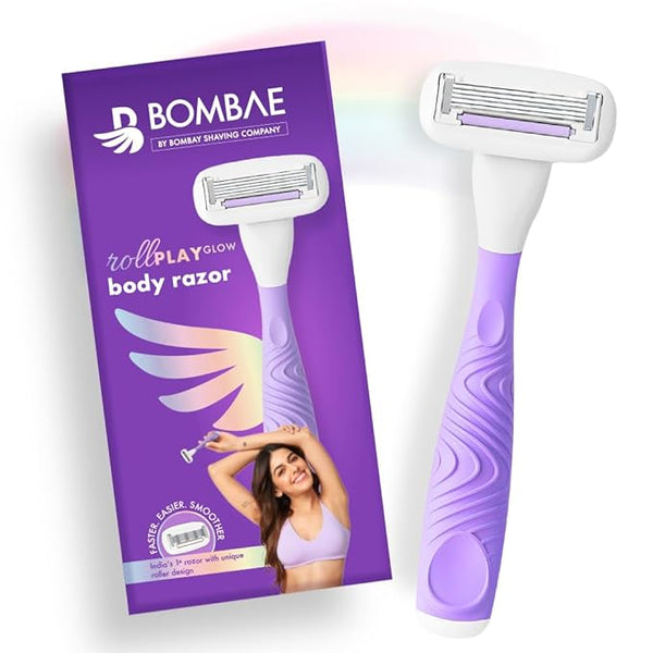 Bombae Rollplay Glow Body Razor for Women - 1 Pcs