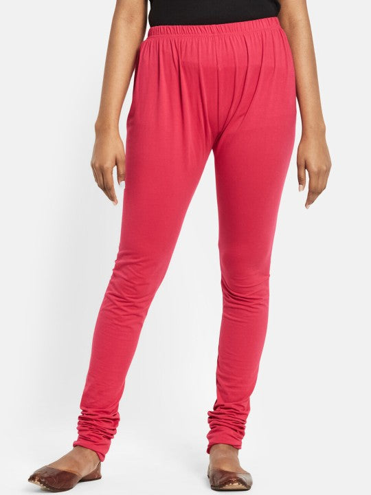 Fabindia Women Cotton Spandex Regular Churidar Leggings