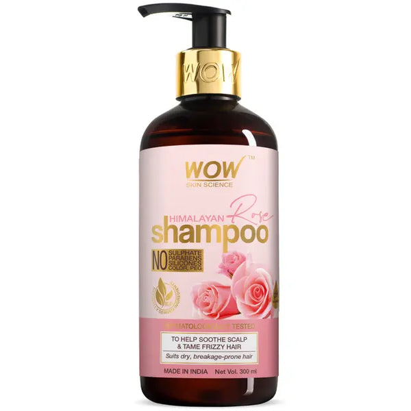 Wow Skin Science Himalayan Rose Shampoo - 300 ml