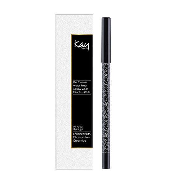 Kay Beauty Smudgeproof Jet Black Gel Kajal Onyx - 1.2 gms