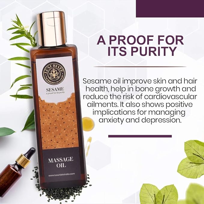 Luxuriate Sesame Oil Massage Oil - 100 ml