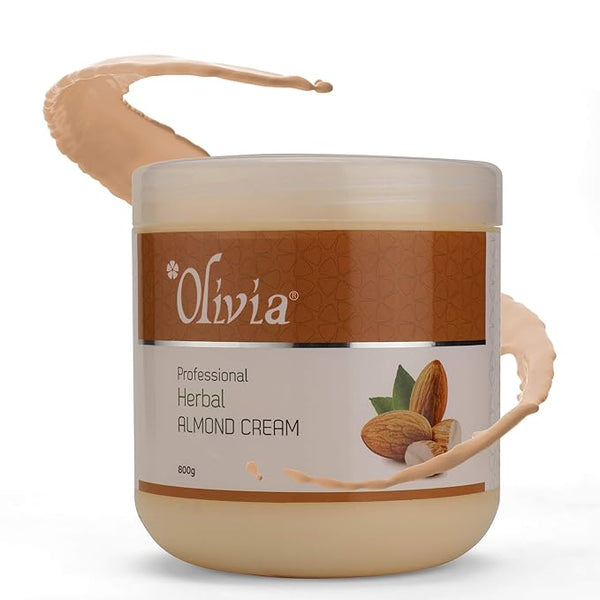 Olivia Professional Herbal Almond Facial Massage Cream - 800 gms