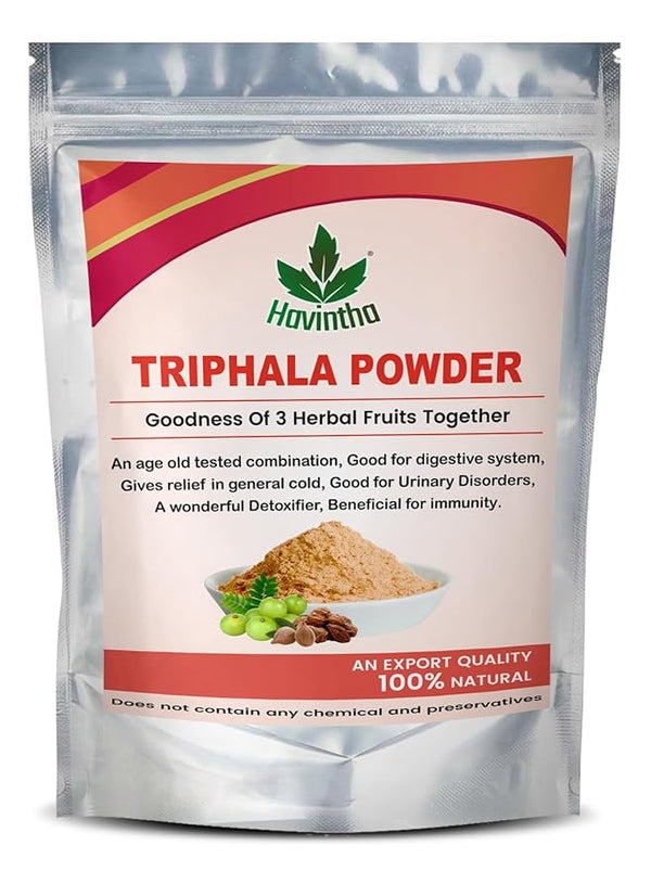 Havintha Natural Triphala Powder for Fighting Infections and Enhances Immunity - 227 gms