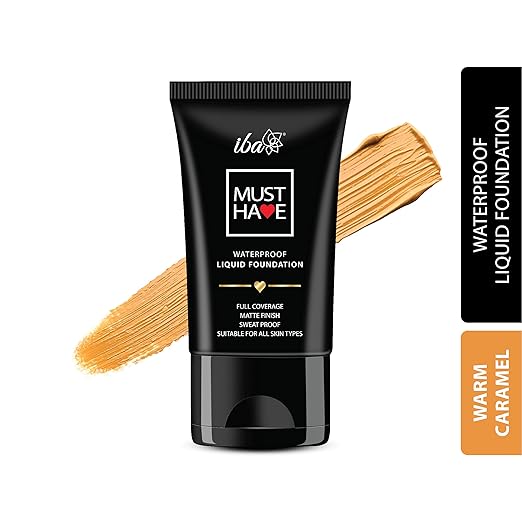 Iba Must Have Waterproof Liquid Foundation - Warm Caramel -  30 ml