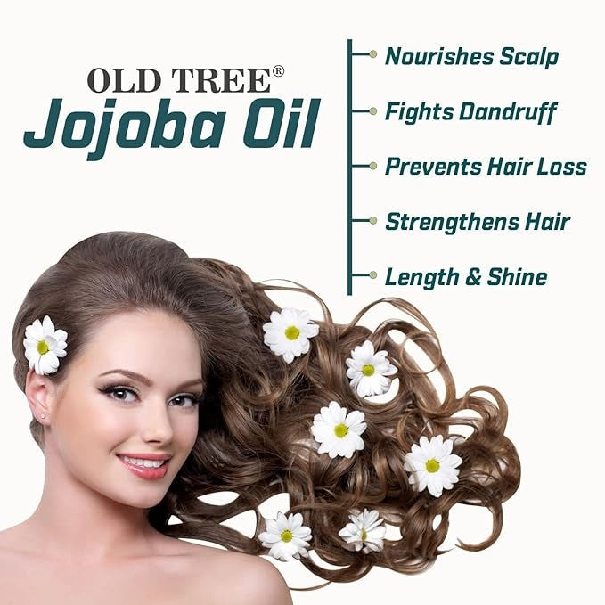 Old Tree Pure and Natural Jojoba Oil for Skin - 30 ml