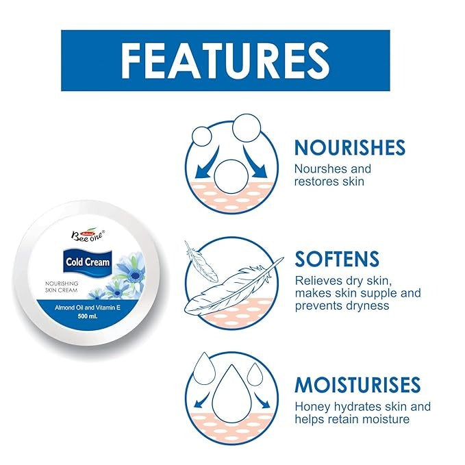 Beeone Nourishing Skin Cream Cold - 500 ml