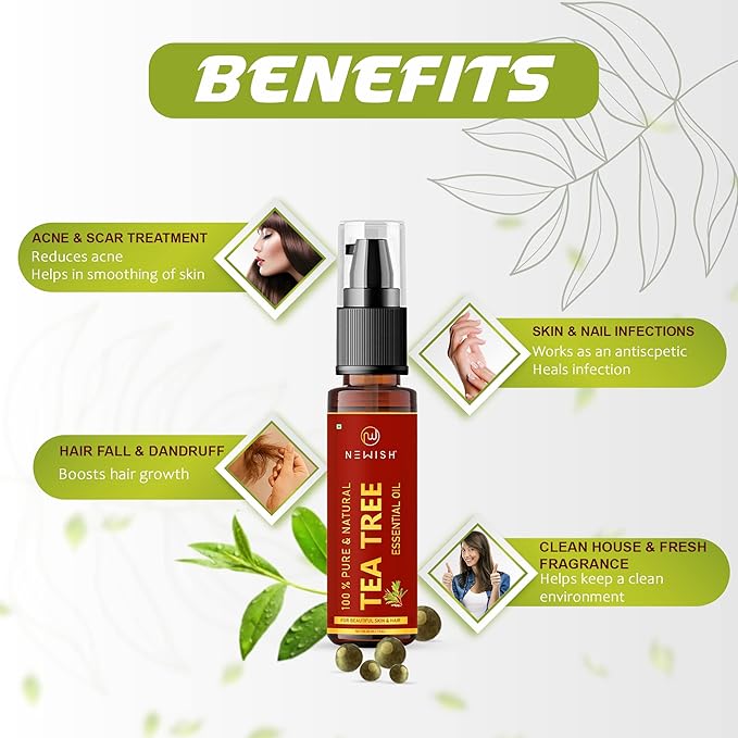 Newish Tea Tree Essential Oil - 30 ml