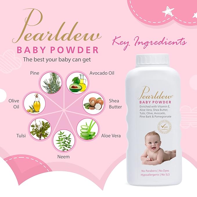Pearldew Baby Powder - 200 Gms
