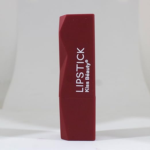Kiss Beauty Gemini Hot and Soft Matte Lipstick Intense Color Bold Red - 4 gms