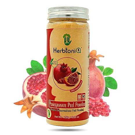 Herbtoniq Pure Organic Pomegranate Peel Powder - 150 gms