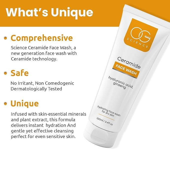 OG BEAUTY Science Ceramide Face Wash - 100 ml