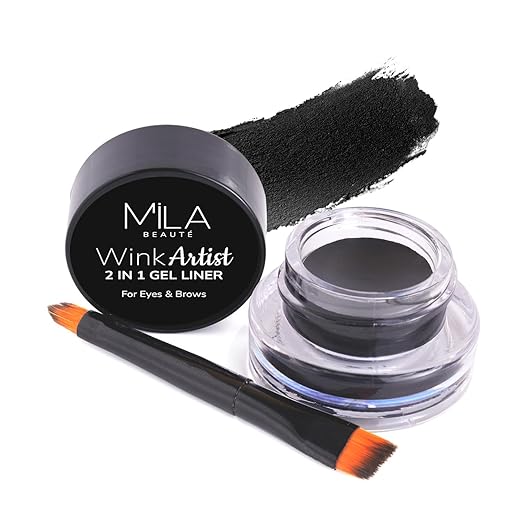 Mila Beaute Wink Artist Gel Eyeliner Black - 4 gms