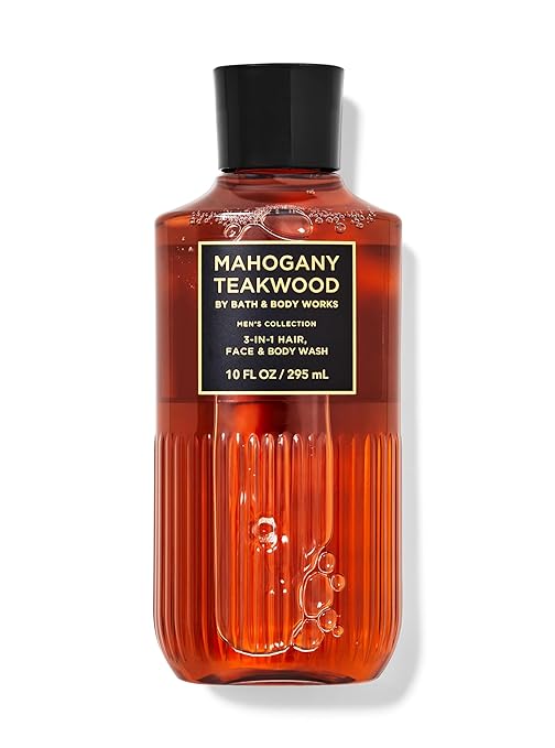 Bath & Body Works Mahogany Teakwood 3-in-1 Hair, Face & Body Wash - 295 ml