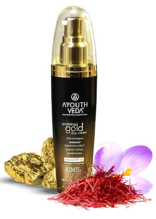 Ayouthveda Sparkling 24K Nano Elemental Gold Day Cream - 50 gms