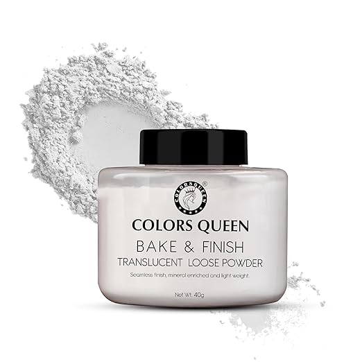 Colors Queen Bake & Finish Translucent Loose Powder - 40 gms