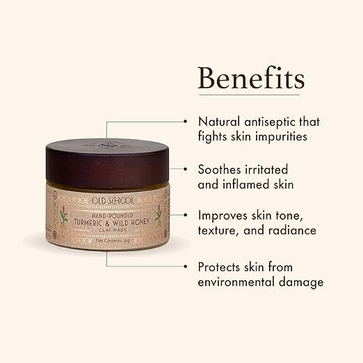 Old School Rituals Turmeric & Wild Honey Clay Mask - 50 gms