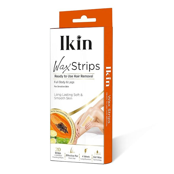 Astaberry Ikin Instant Wax Strip With Papaya&Lemon Extract - 20 Strips