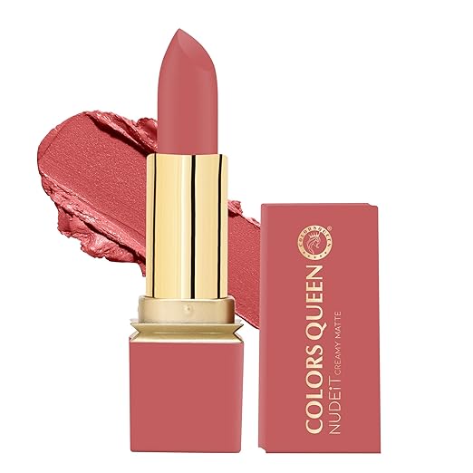 Colors Queen Lipstick 01 Pink Blossom (Matte) - 4 gms