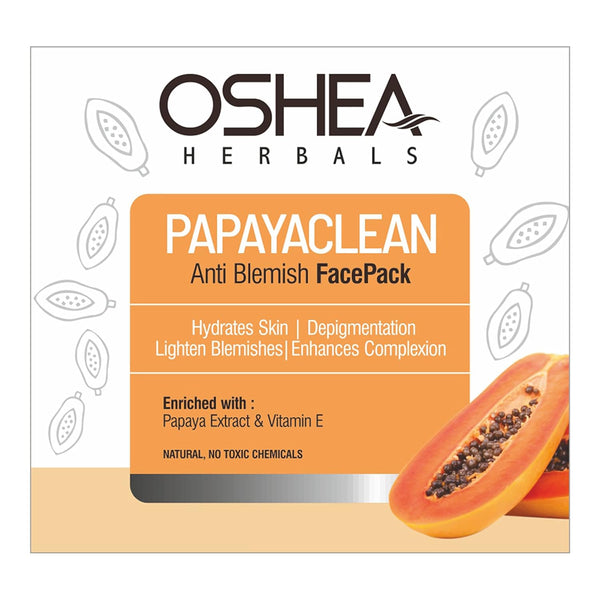 Oshea Herbals Papaya Clean Anti Blemish Face pack - 100 gms