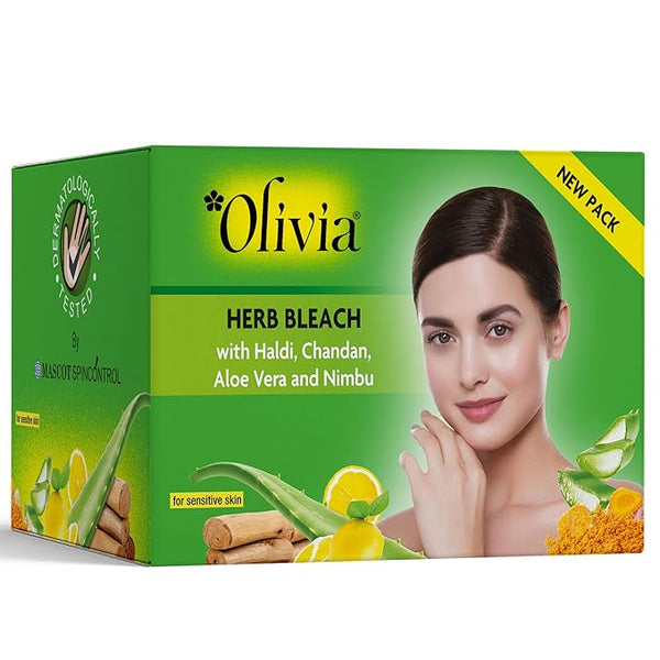 Olivia Herb Bleach For Sensitive Skin - 60 gms
