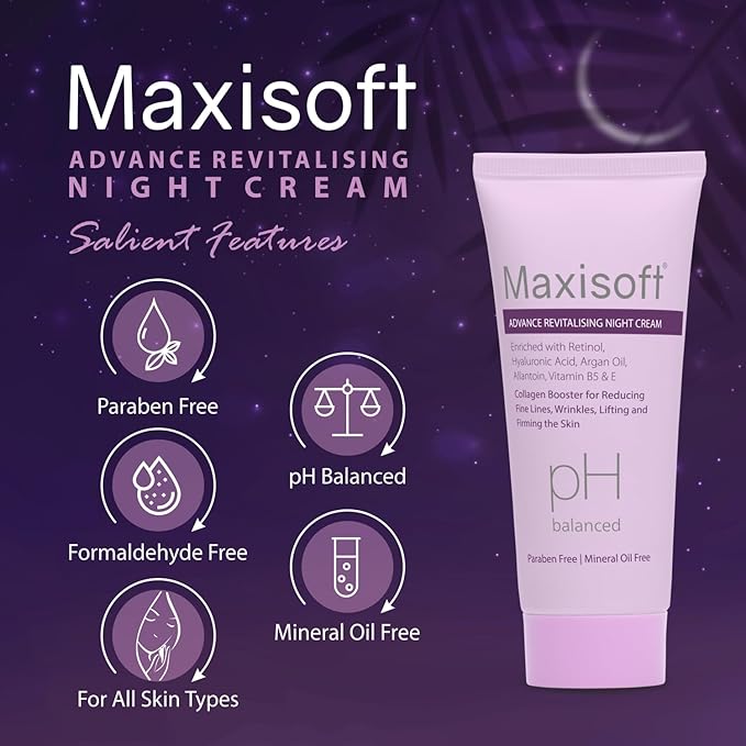 Maxisoft Advance Revitalising Night Cream - 50 Gms
