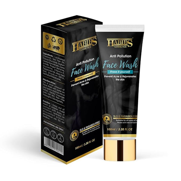 Habibs Cosmetics Anti-Pollution Face Wash - 100 ml