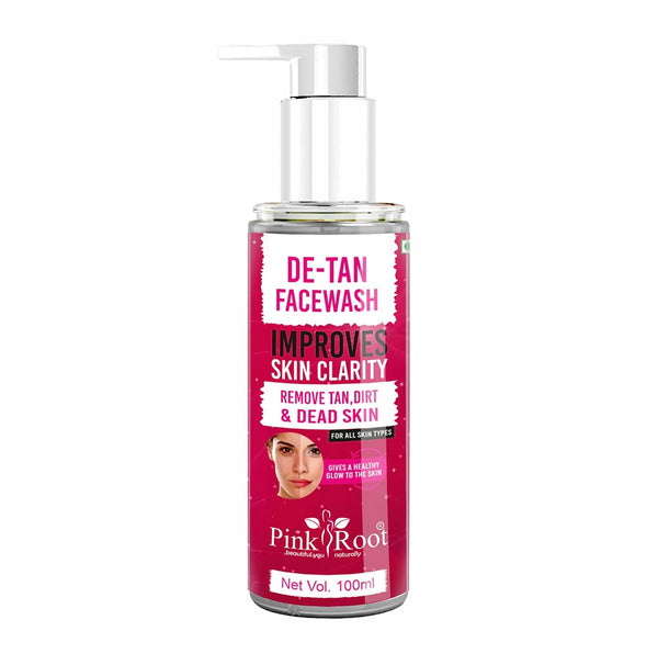 Pink Root De Tan Facewash - 100 ml