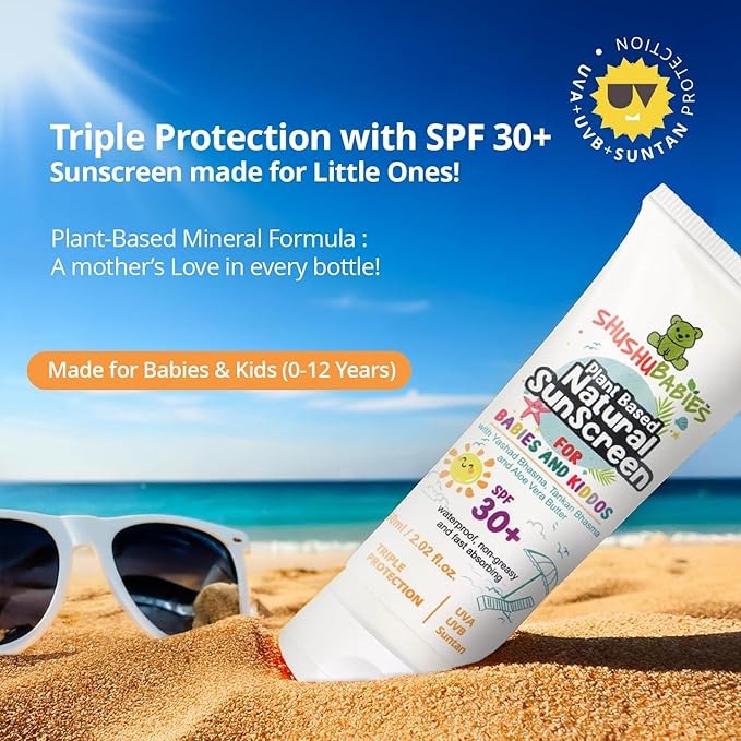 ShuShu Babies Sunscreen for All Skin Type For Babies spf 30 - 60 ml
