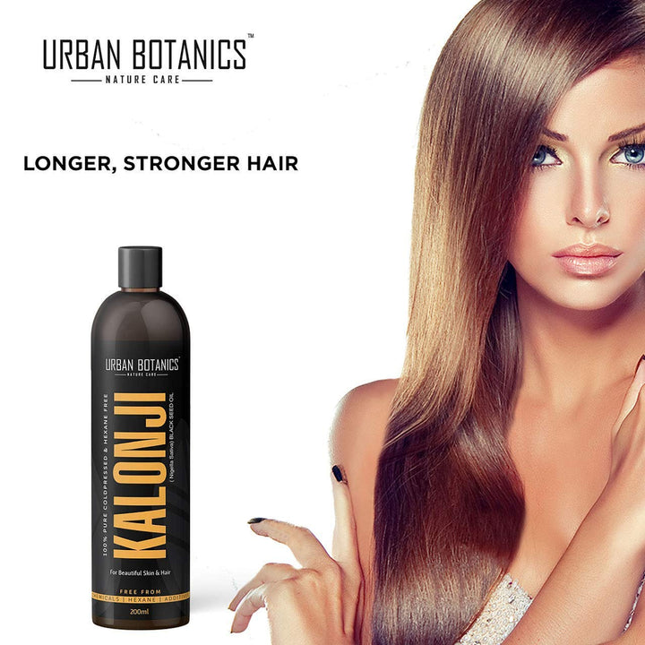Urban Botanics Premium Cold Pressed Kalonji Oil - 200 ml