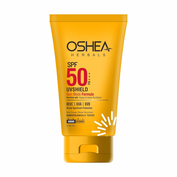 Oshea Herbals UVShield Sun Block Formula SPF 50 PA+++ - 120 gms