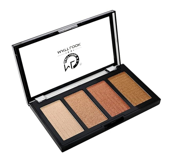 Mattlook Beauty Highlighter Palette Pressed Powder Glo Getter - 20 gms