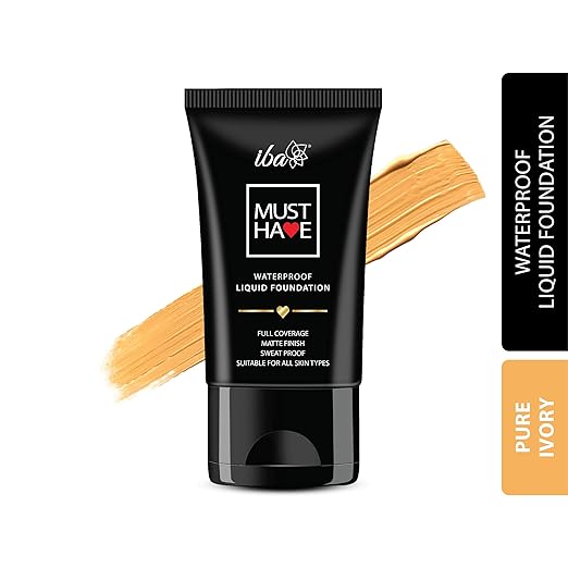 Iba Must Have Waterproof Liquid Foundation - Pure Ivory - 30 ml