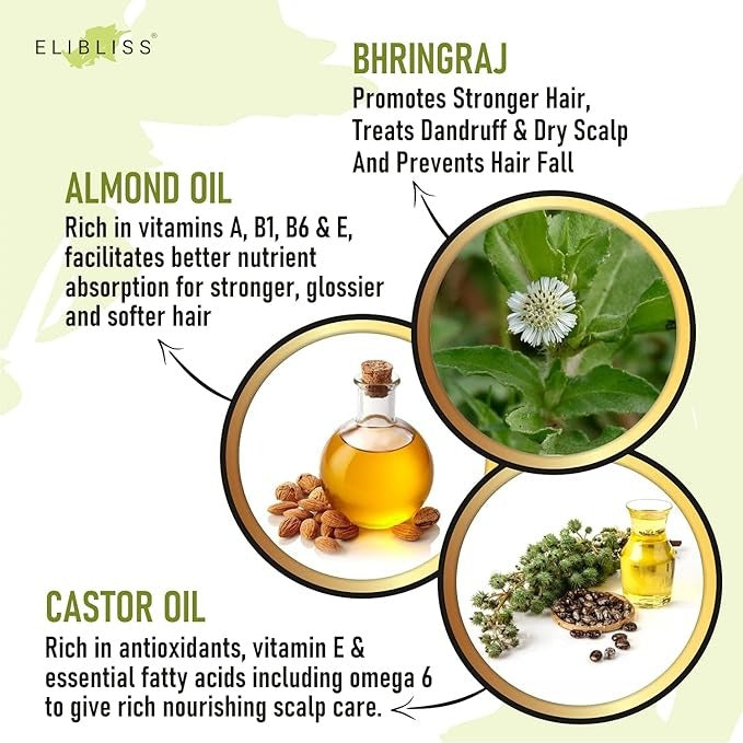 Elibliss Bhringraj Hair Oil - 100 ml