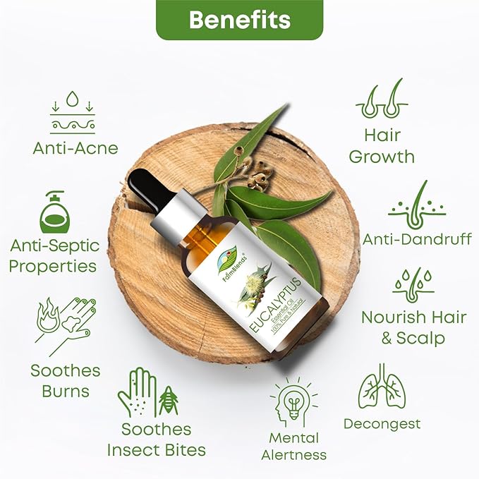 FarmBlends Eucalyptus Essential Oil - 15 ml