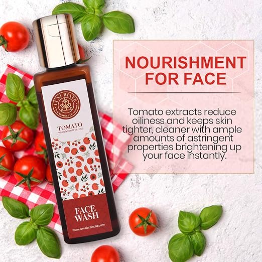 Luxuriate Natural Tomato Face Wash - 100 ml