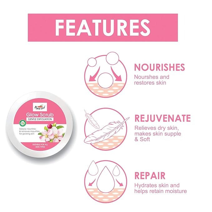 Beeone Face & Body Glow Scrub - 600 ml