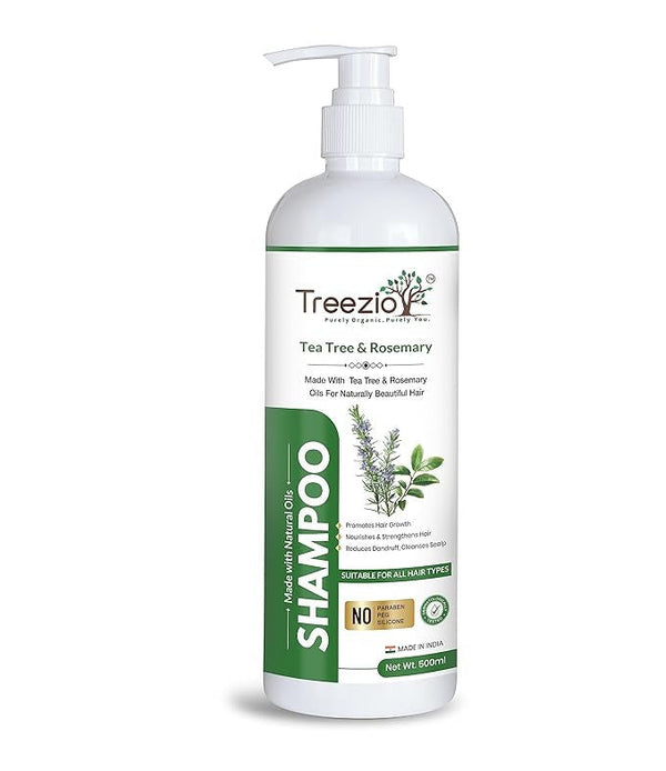 Treezio Tea Tree & Rosemary Shampoo - 500 ml