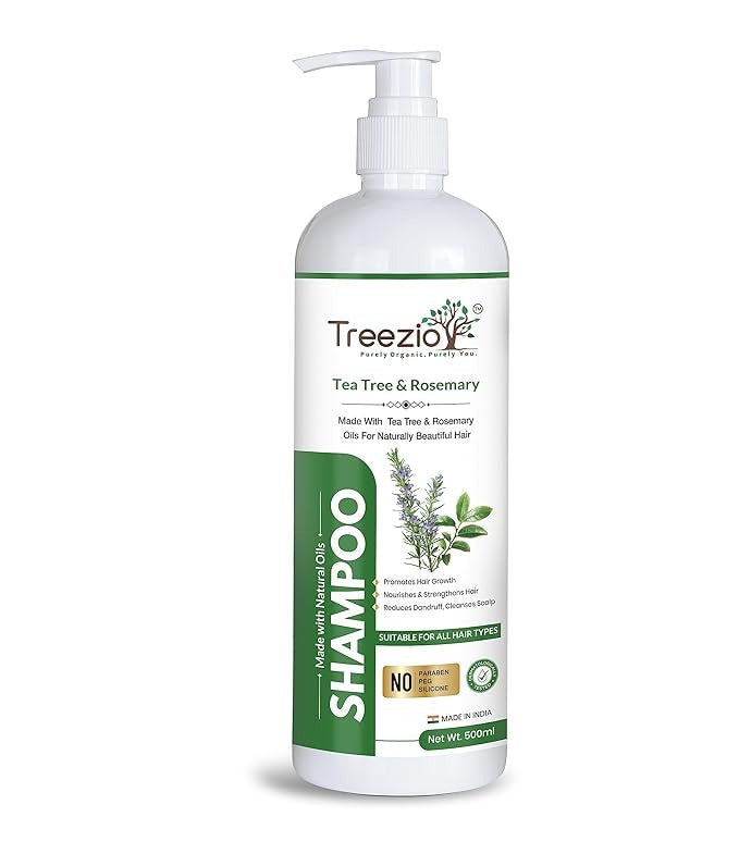 Treezio Tea Tree & Rosemary Shampoo - 500 ml