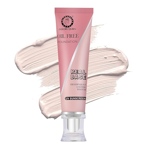 Colors Queen Real Base Oil Free Foundation 01 Ivory - 40 ml