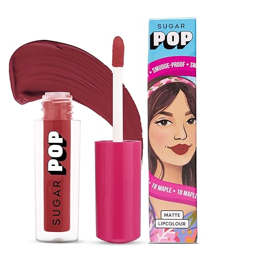 Sugar Pop Matte Lipcolour Maple (Amber Brown) - 1.6 ml