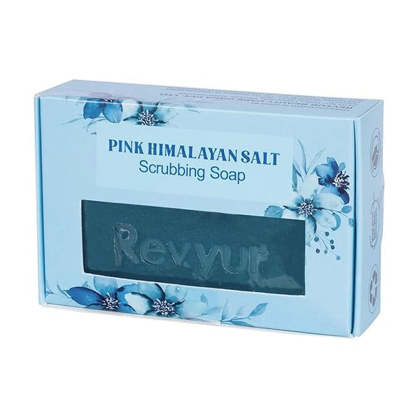 Revyur Speciality Naturals Revitalizing Pink Himalayan Salt Scrubbing Soap - 125 gms