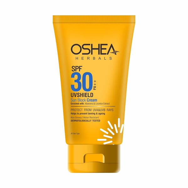 Oshea Herbals Uvshield Sun Block Cream Spf 30 - 120 gms