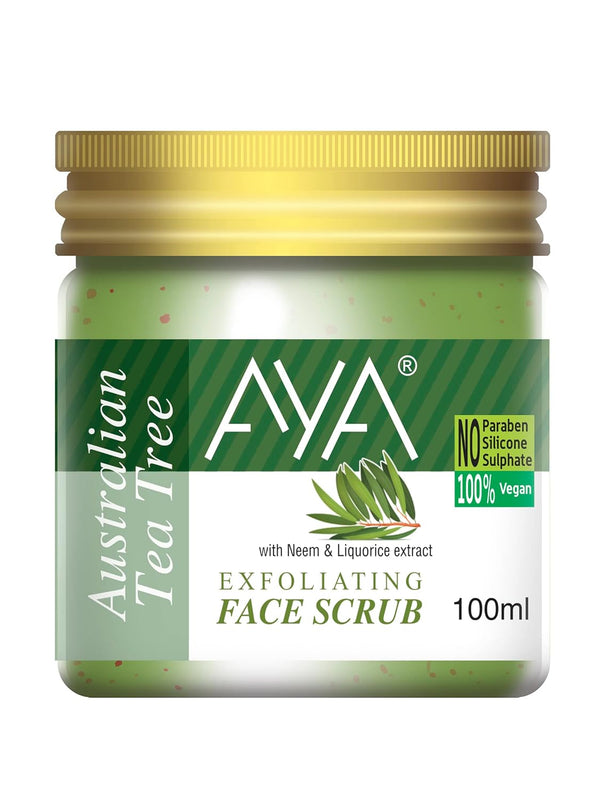 Aya Tea Tree Exfoliating Face Scrub - 100 ml