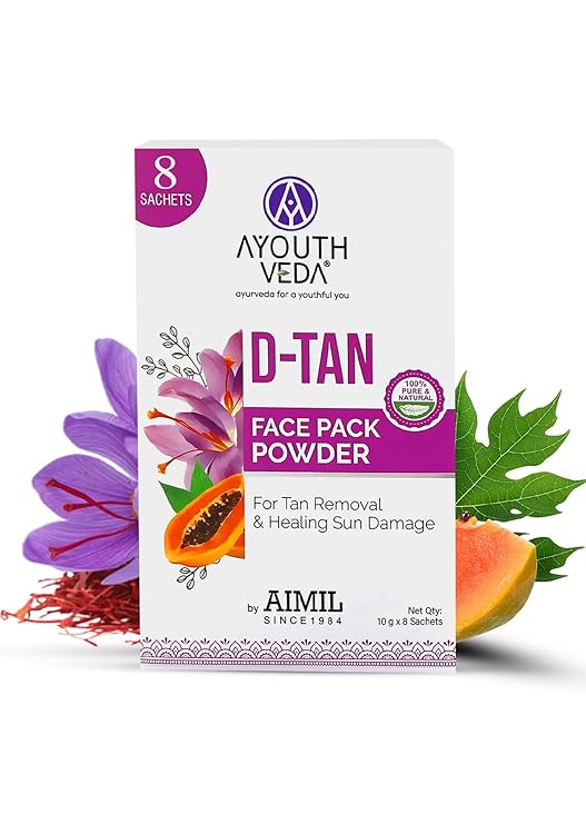 Ayouthveda D-TAN Face Pack Powder - 80 gms