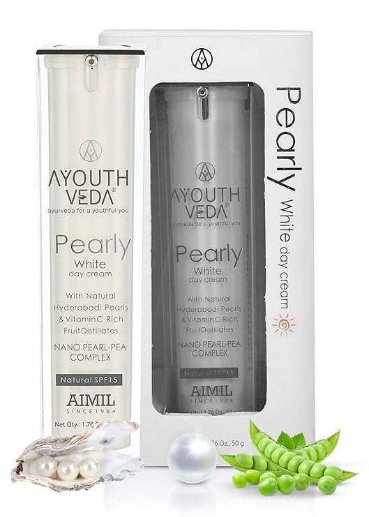 Ayouthveda Pearly White Day Cream With Natural SPF 15 - 50 gms