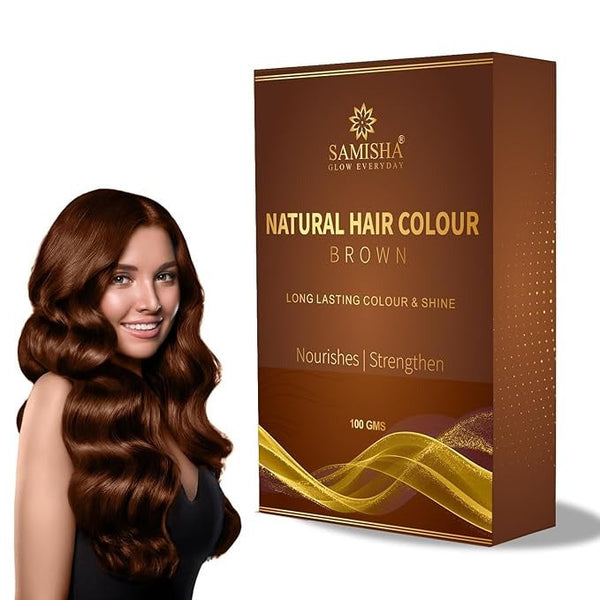 Samisha Natural Brown Hair Colour - 100 gms