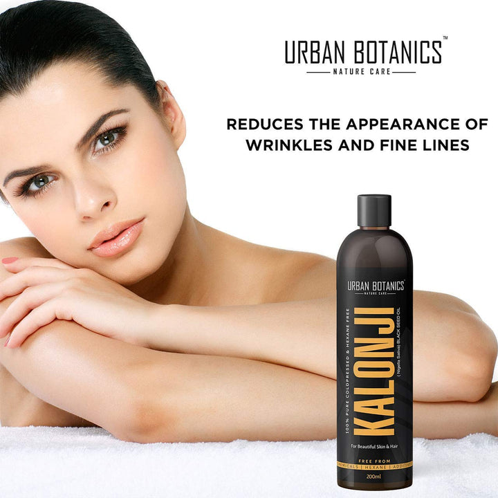 Urban Botanics Premium Cold Pressed Kalonji Oil - 200 ml